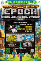 Epoch 2k24 Technical Symposium Poster